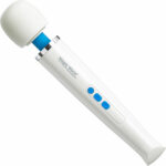 Magic Wand Rechargeable Vibrator - Magic Wand Massager - vertical angled product photo on white